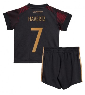 Tyskland Kai Havertz #7 Udebanesæt Børn VM 2022 Kort ærmer (+ korte bukser)